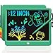 TEKFUN LCD Writing Tablet for Kids Boys Toys 12 Inch Erasable Doodle Board Colorful Drawing Pad Board Games Outdoor Travel Toys Gifts for Toddlers Boys Adults DarkGreen - Image 3