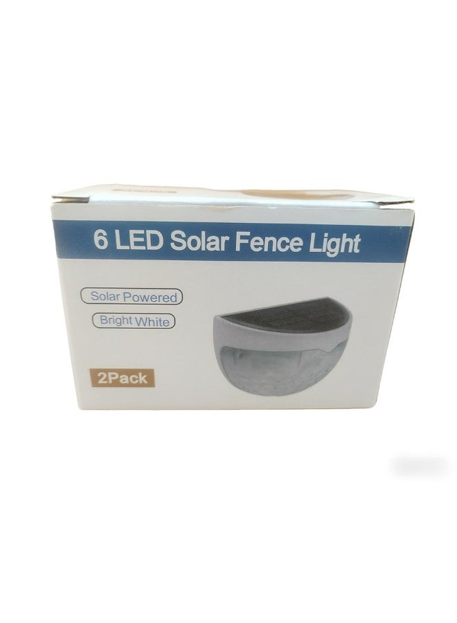 Solar Step Light Fence Semicircular Outdoor Waterproof LED Wall Light Half Moon Garden Balcony Stair Lights Auto On/Off Solar Powered lamp Pathway Fence Light - Image 5