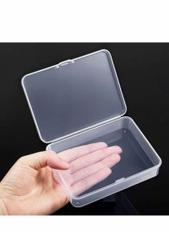 Y&D Mini Plastic Storage Containers Box for Collecting Small Items Clear 4.45x3.3x1.18in 6 Pieces  - Image 2