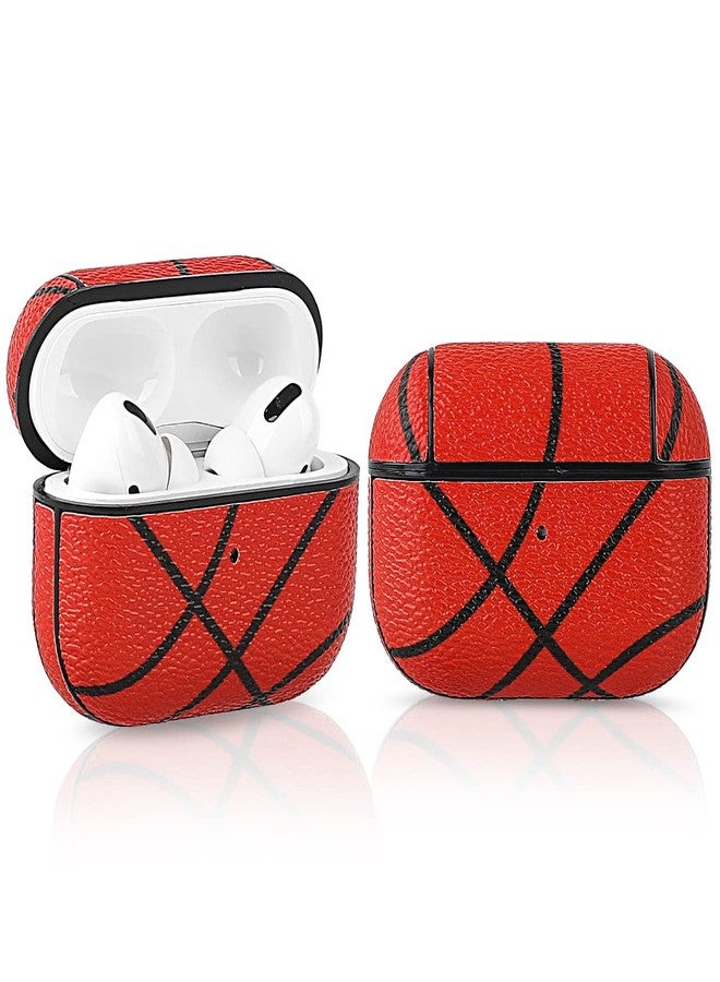 LEWOTELeather Case Compatible with Apple Airpods Pro & Pro 2 Funny Cute Cover(Basketball) - Image 1