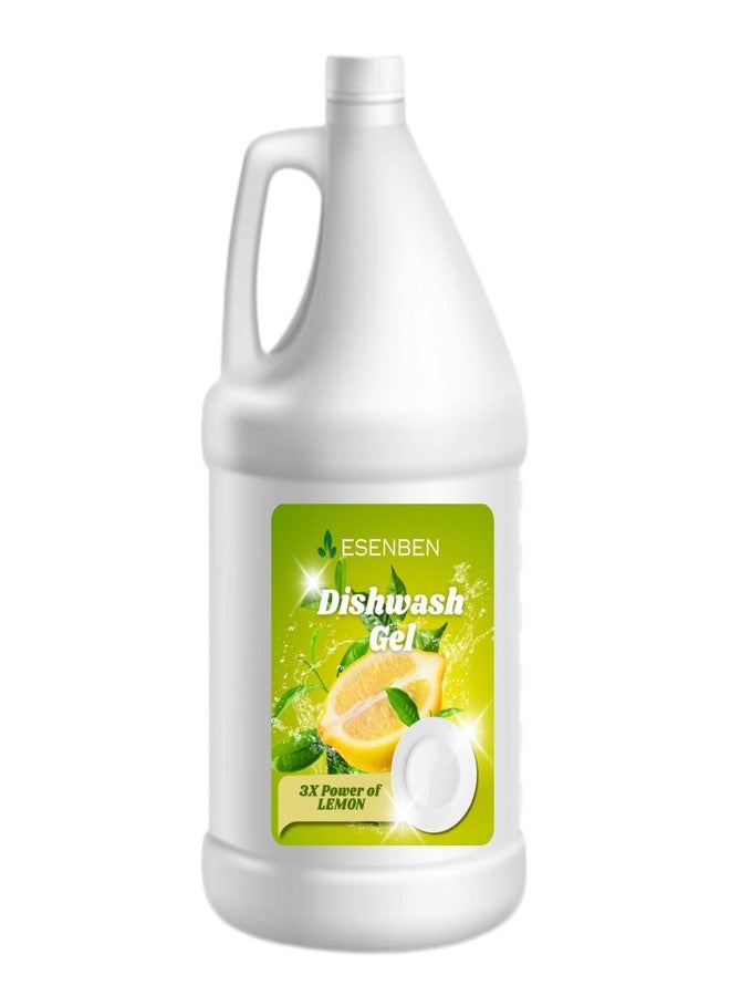 Esenben Dishwash Gel | Lemon Scented | 3X Power Formula | 5L