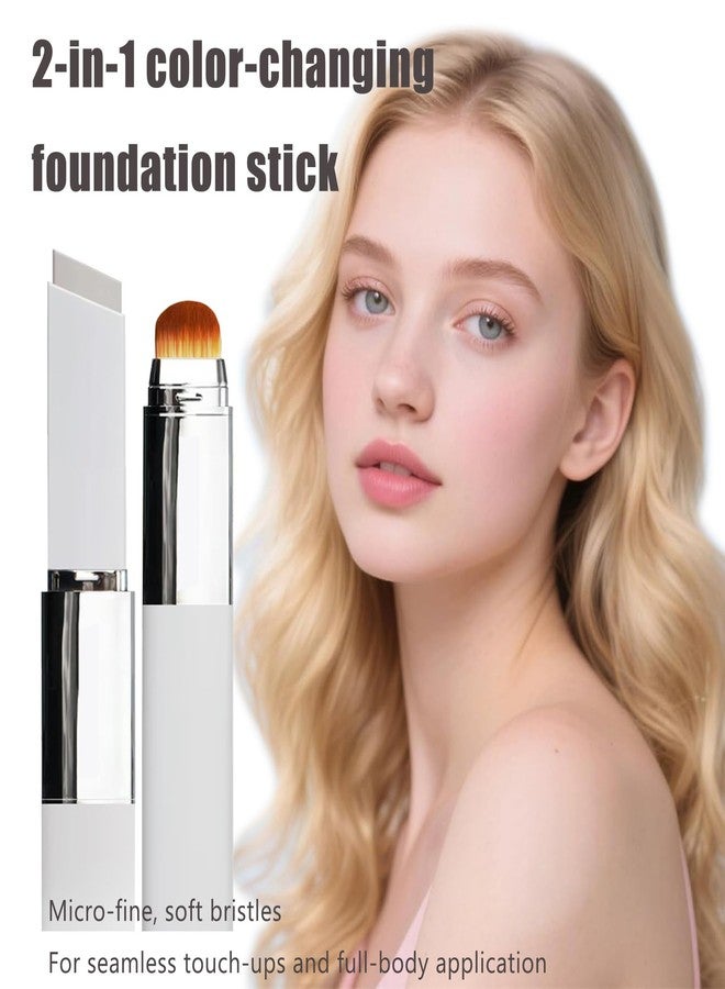 SURORAIN Color Changing Foundation, Color-Changing Cover Cream Stick, Long-Lasting Moisturizing Lightweight Concealer, Waterproof and Sweat-Resistant, Natural Makeup for All Skin Types - Image 2