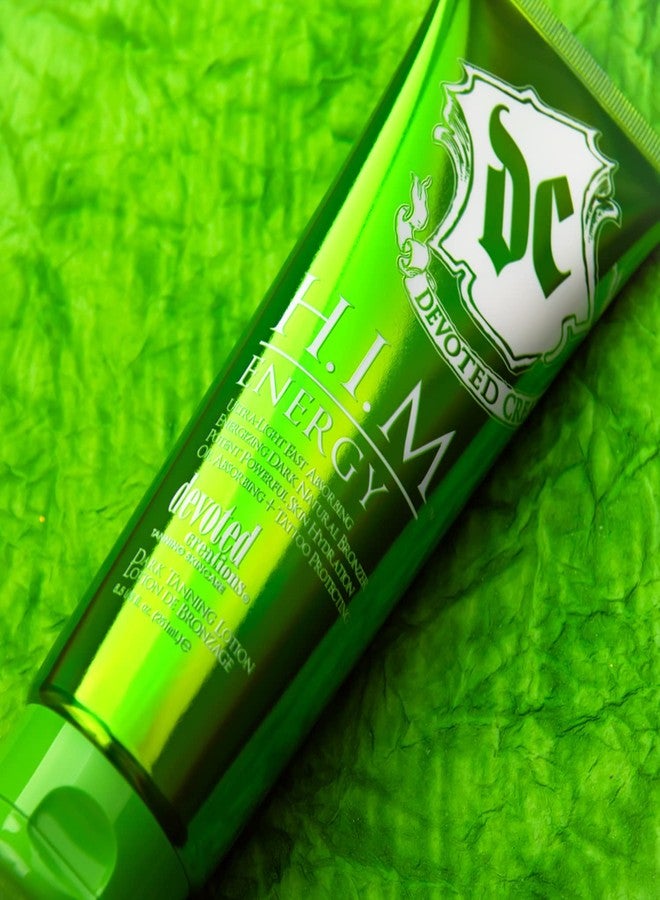 Devoted Creations HIM Energy - Ultra-Light Fast Absorbing Energizing Dark Natural Bronzerr Dark Tanning Lotion - Image 4