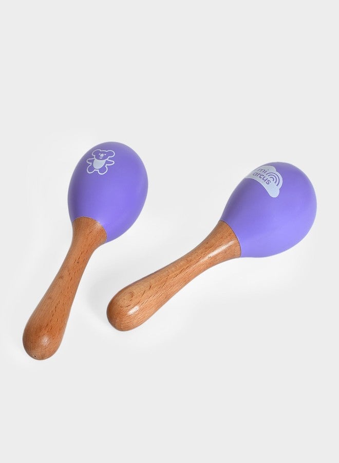 Mi Arcus Wooden Shaker Rattle Toy for Infants Kids Pack of 2 - Image 2