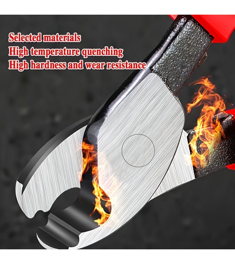 1pc Powerful Cable Cutter Wire Stripping Scissors Professional Electrician Tool - Image 4