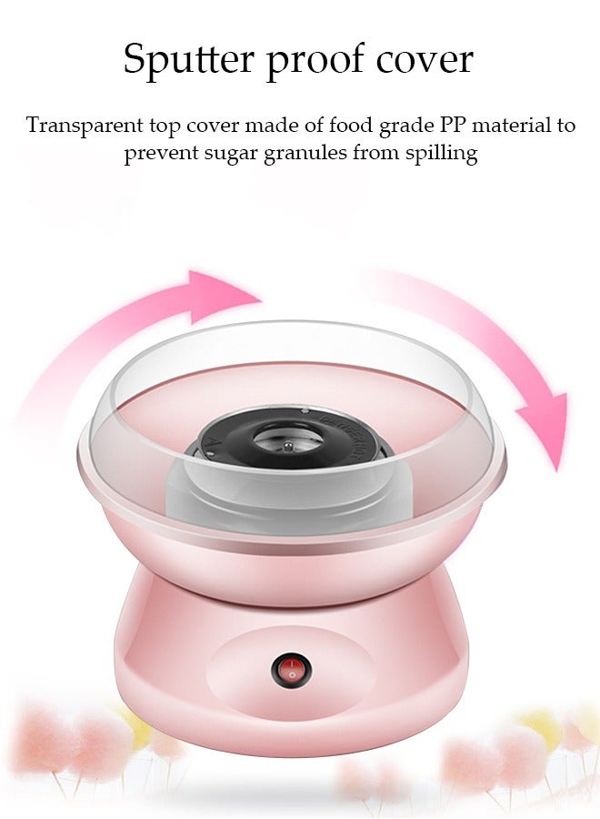 DUNISO Mini electric cotton candy machine, portable cotton candy DIY machine, household non stick children's cotton candy machine, high temperature resistance, suitable for family gatherings and celebrations, 25 * 18cm  - Image 4