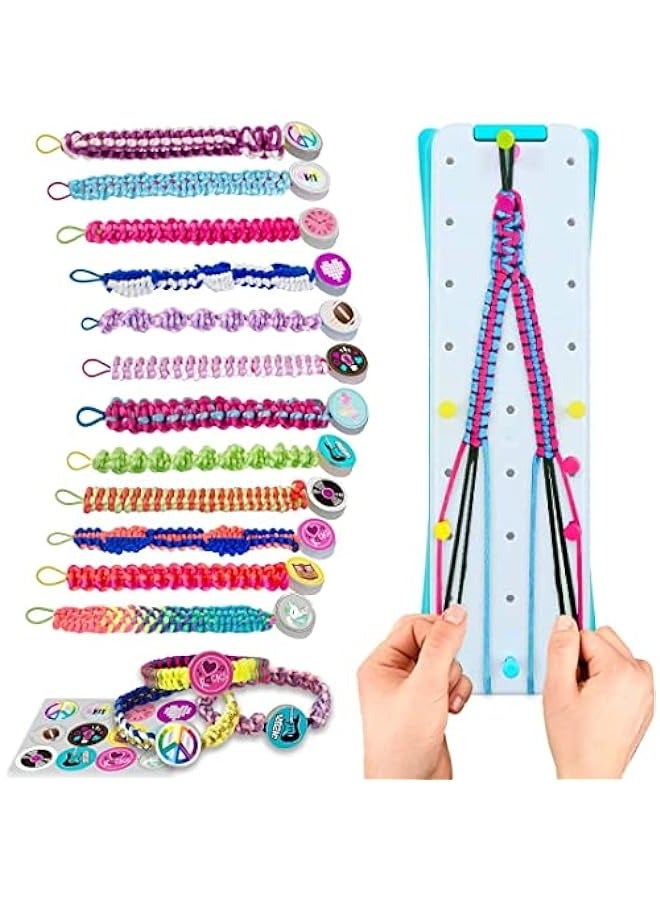 DURKU Cool Friendship Bracelet Making Kit for Girls - Fun Arts and Crafts Toy Ages 6-12, Includes Bracelet String and Rewarding Activity - Perfect Birthday Gift for Teen Girls - Image 1