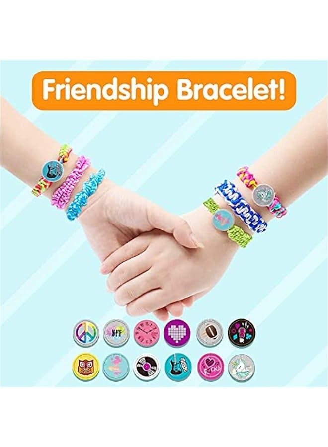 DURKU Cool Friendship Bracelet Making Kit for Girls - Fun Arts and Crafts Toy Ages 6-12, Includes Bracelet String and Rewarding Activity - Perfect Birthday Gift for Teen Girls - Image 2