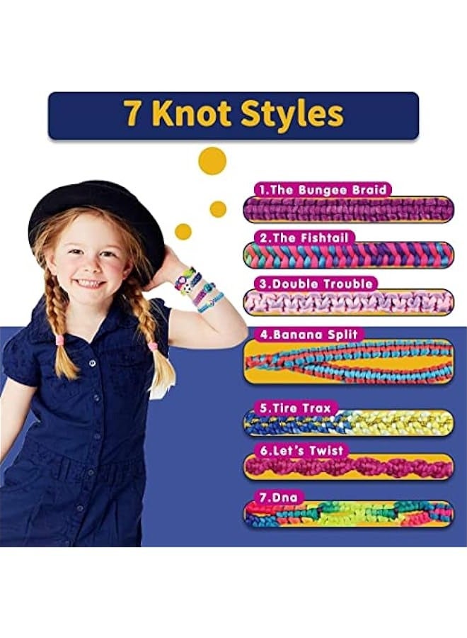 DURKU Cool Friendship Bracelet Making Kit for Girls - Fun Arts and Crafts Toy Ages 6-12, Includes Bracelet String and Rewarding Activity - Perfect Birthday Gift for Teen Girls - Image 4