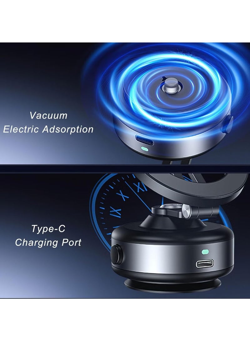 DUSALA Upgraded Vacuum Suction Cup Mount Magnetic Car Phone Holder | 360° Rotating, Universal Fit for iPhone 16/15/14/13/12, Samsung S25 Ultra/S24 Ultra/S23 Ultra/S22 | Suitable for Cars, Showers, Mirrors & Smooth Surfaces | Easy Installation (Not for Charging) - Image 5