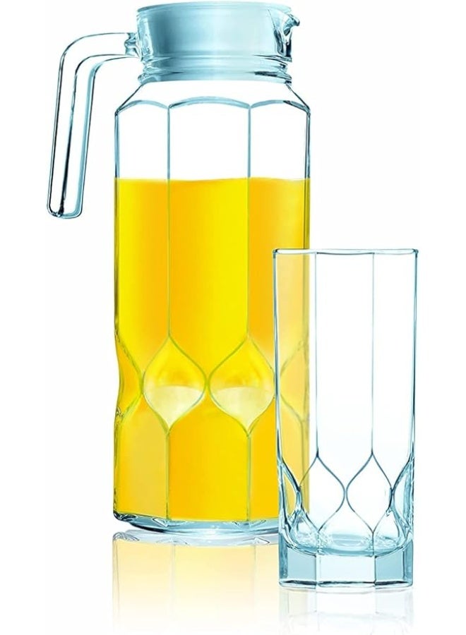 Luminarc Templar Set, made of glass, 310ml capacity, clear, dishwasher safe and lead-free, 7 pieces - Image 1