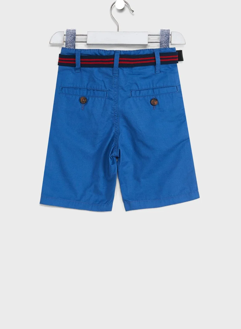Ripples Belted Shorts