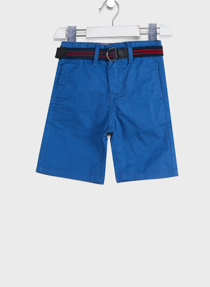 Ripples Belted Shorts