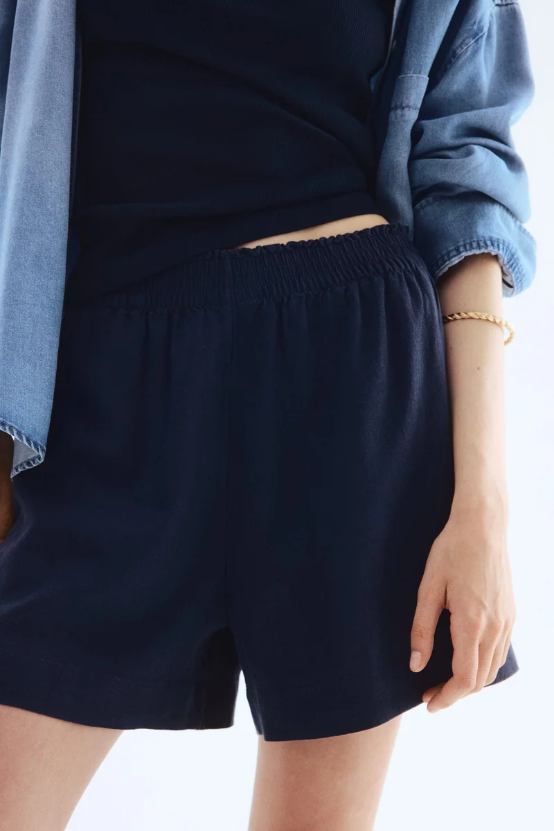 H&M Linen-blend shorts