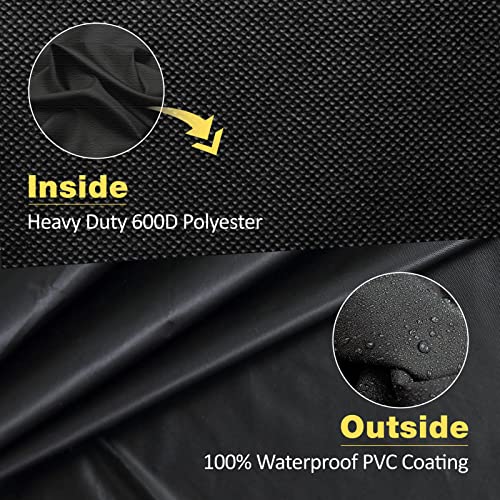 Joroamp Generator Covers for Outside, 32×24×24 in Portable Waterproof 600D for Westinghouse, Champion, Predator Generator Shed, Universal 5000-10000 Watt Generators Tent - Image 3
