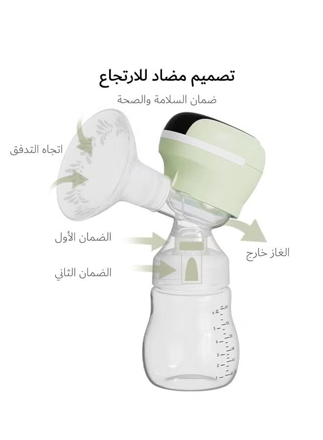 يحب مضخة حليب كهربائية ذكية ومحمولة بتصميم مدمج، تحتوي على 3 أوضاع و9 مستويات شفط للاستخدام في المنزل والسفر - Image 2