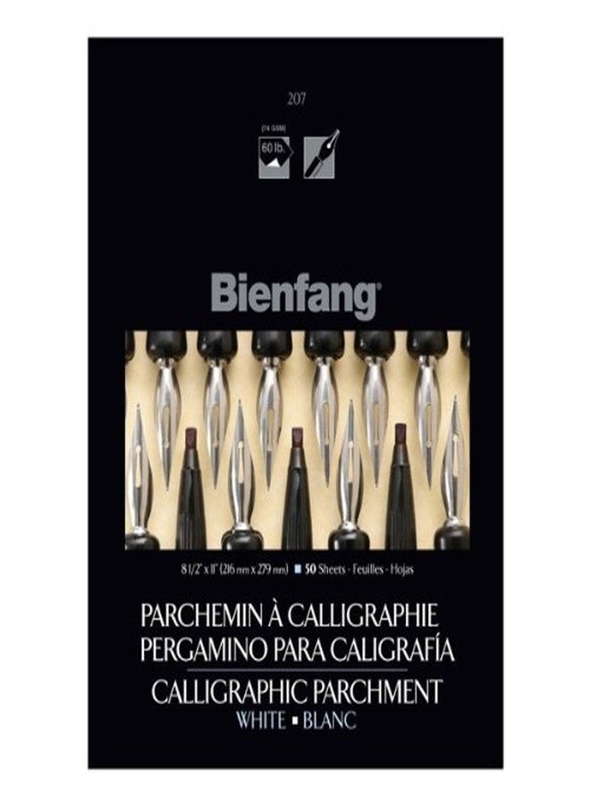 Bienfang Calligraphic Paper - White, 8.5 X 11 in, 50 Sheets