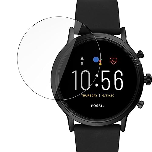 FCS Ultrathin 0.3mm Full Screen Coverage Flexible Watch Screen Protector for Fossil Gen 5 Garrett HR Smartwatch (Pack of 3) - Image 1