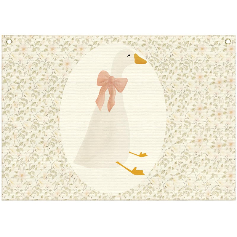 Sioial Silly Goose Nursery Rectangular Canvas BannerFlag Wall Sign Decor for Boys Girls Toddler KidsBaby Room Playroom Reading Room Bedroom DecorEaster Baby Shower Birthday Christmas Gift - Image 2