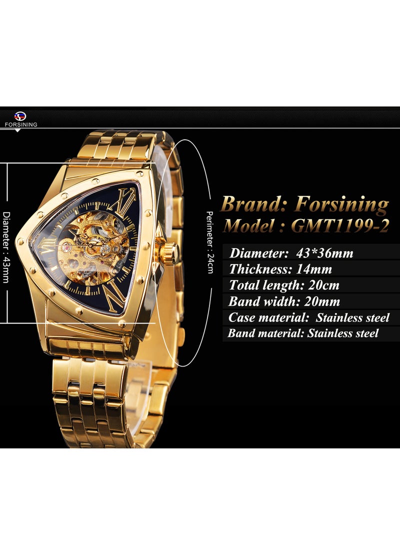 FORSINING FORSINING Men's Waterproof Mechanical Watch SLZe252  - Image 4