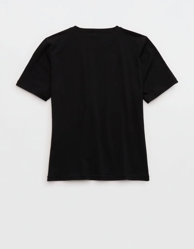 Aerie  Aerie SMOOTHEZ Cotton Blend Short Sleeve Crew T-Shirt for Women | Best Price UAE