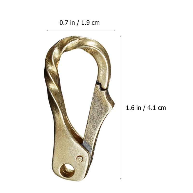 2Pcs Brass Lobster Clasps Handmade For DIY Jewelry Making And Pet Collar Accessories - Image 3