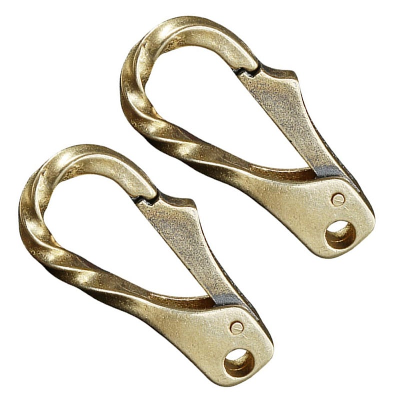 2Pcs Brass Lobster Clasps Handmade For DIY Jewelry Making And Pet Collar Accessories - Image 2