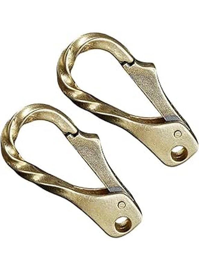 2Pcs Brass Lobster Clasps Handmade For DIY Jewelry Making And Pet Collar Accessories - Image 1