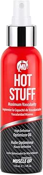 Pro Tan Hot Stuff Maximum Vascularity High Definition Optimizer Posing Oil 4 fl ozBeige - Image 1