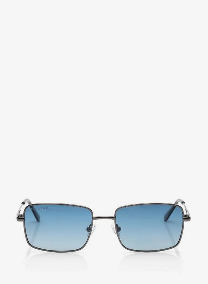 فاستراك Polarized Sunglasses Grey Frame Blue Mirror Lens 55mm  - M279GY2PV
