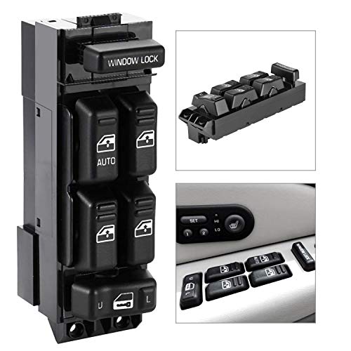 Partschoice 19259961 Power Window Switch Front Driver Side Compatible for 2000-2002 Chevy Silverado 1500HD 2500HD Suburban & 2002 Cadillac Escalade & 2001 GMC Sierra Yukon XL - Image 4