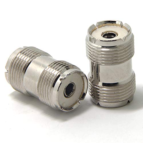 Ancable 2-Pack SO-239 / PL-259 UHF Female to Female Coax Cable Barrel Adapter Connector PL259 Coupler Plug for CB HAM Radio Antenna, SWR Meter - Image 3