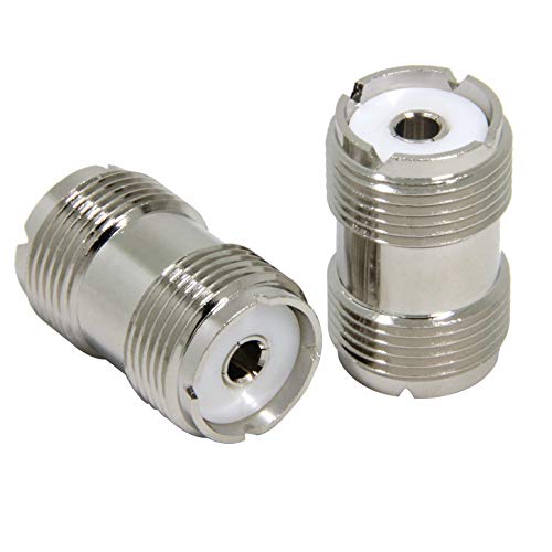 Ancable 2-Pack SO-239 / PL-259 UHF Female to Female Coax Cable Barrel Adapter Connector PL259 Coupler Plug for CB HAM Radio Antenna, SWR Meter - Image 4