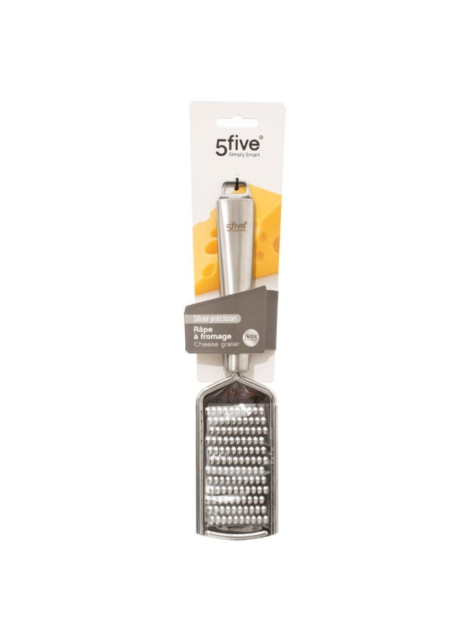 Five Simply Smart Stainless Steel Handled Cheese Grater Silver 2 x 5.8 x 25.2 cm 119670 - Image 1