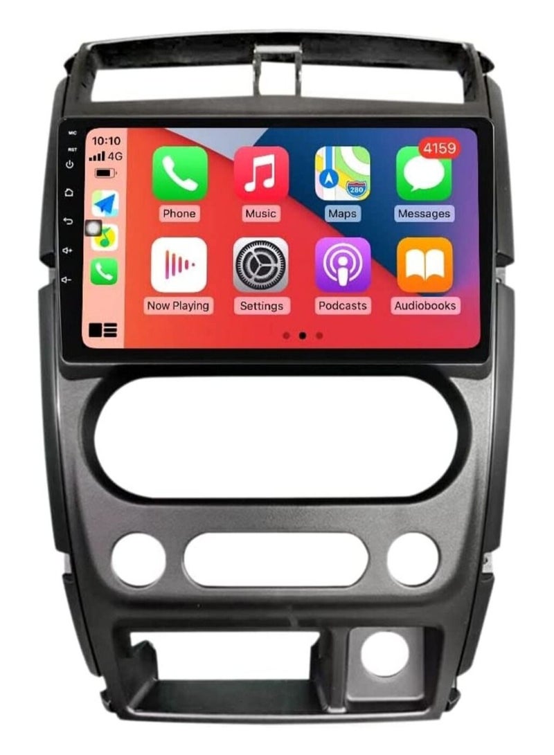 ROADSTAR Android screen For Suzuki Jimny 2007 2008 2009 2010 2011 2012 To 2019 8 Core 4GB Ram Android  Carplay Wireless Rear camera included Video GPS Navigation Multimedia DSP SIM Card Support  - Image 1
