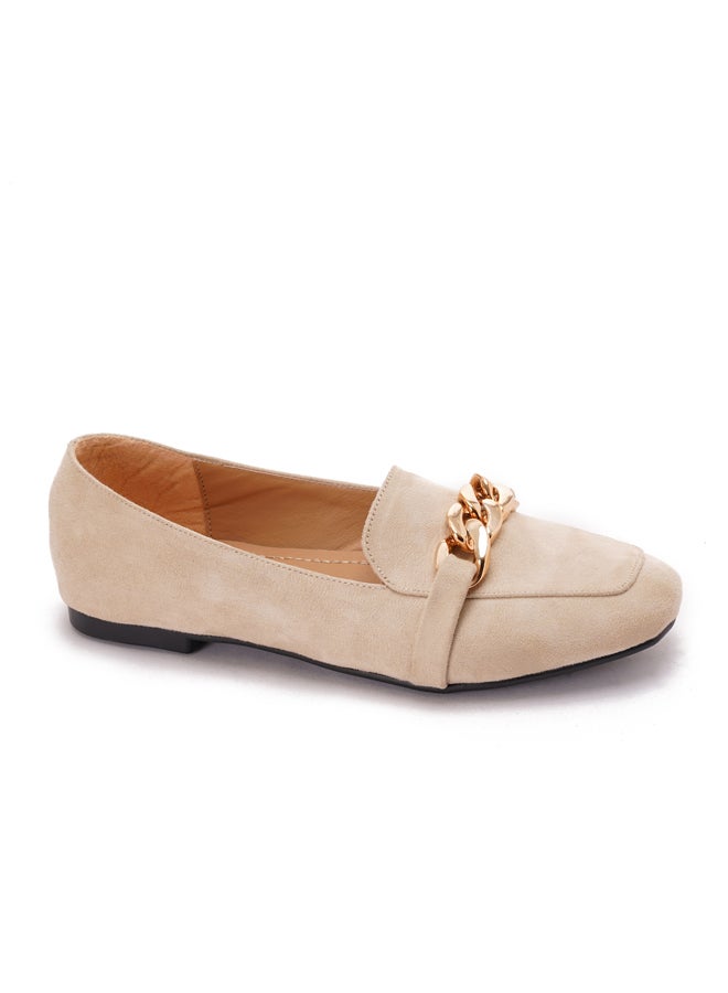 TGS Large Chain Suede Loafers - Image 2