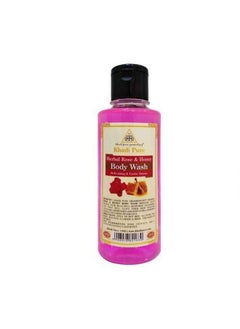 Khadi Pure Herbal Rose & Honey Body Wash 210 Mlpink  - Image 2