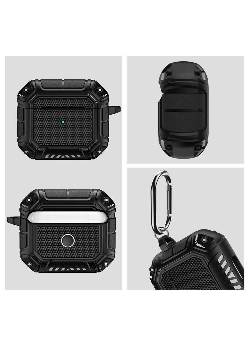 YONK - Compatible With Airpods Pro 2 Case Soft Silicone Skin Case Cover Shock Absorbing Protective Case With Keychain Front LED Visible Grey - Image 1