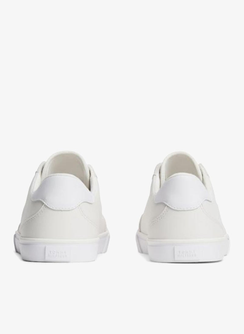 TOMMY HILFIGER Leather TH Monogram Vulcanised Trainers - Image 4