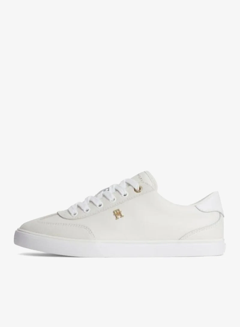 Tommy Hilfiger Leather TH Monogram Vulcanised Trainers