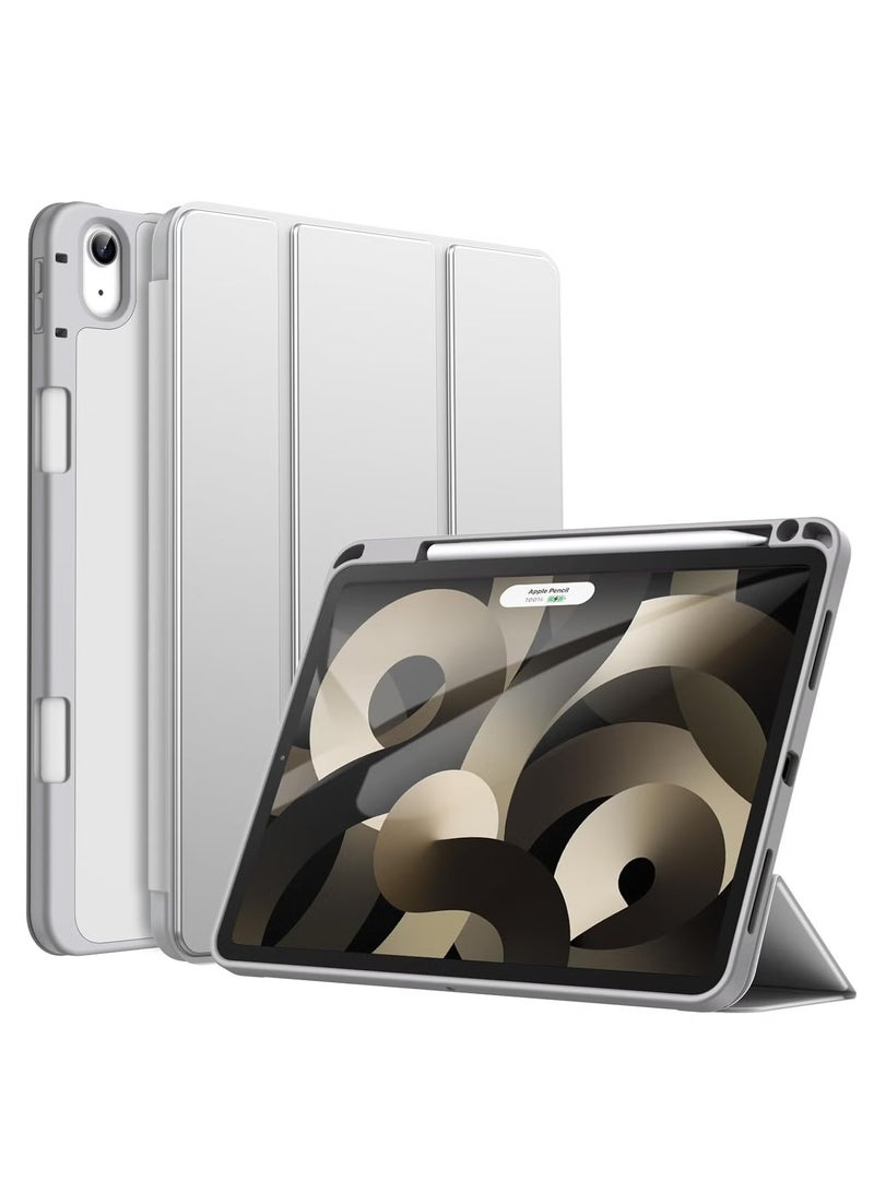 JAJEEK iPad Air 11-inch M2 2024 6th Generation Case with Pencil Holder – Silicone Magnetic Cover Slim Tablet Cover for iPad Air 11 inch M2 6th Generation - Image 1