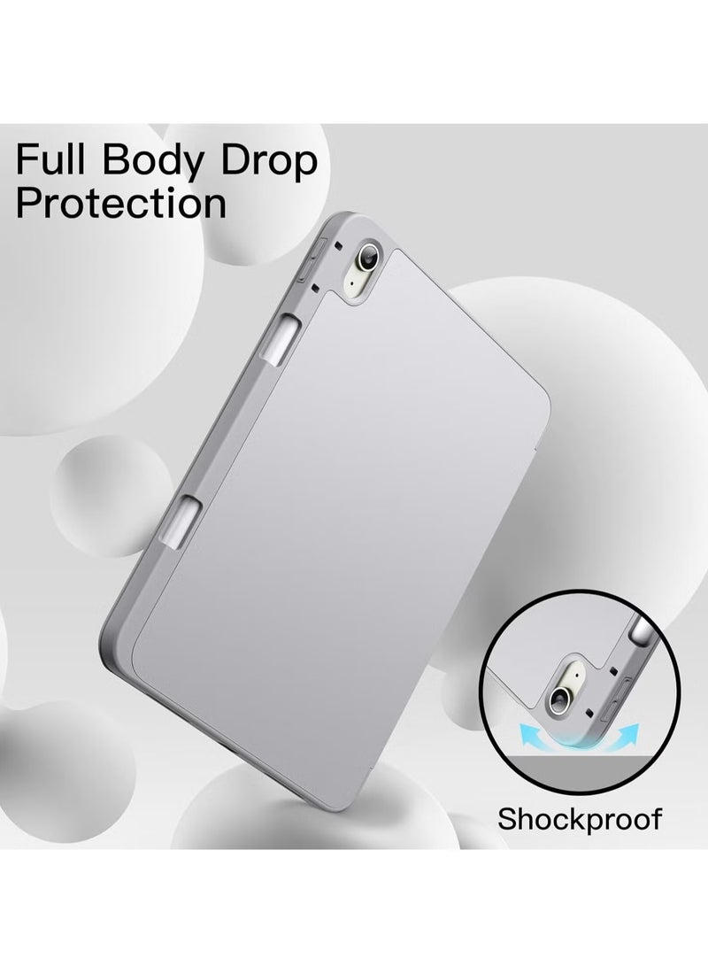 JAJEEK iPad Air 11-inch M2 2024 6th Generation Case with Pencil Holder – Silicone Magnetic Cover Slim Tablet Cover for iPad Air 11 inch M2 6th Generation - Image 3