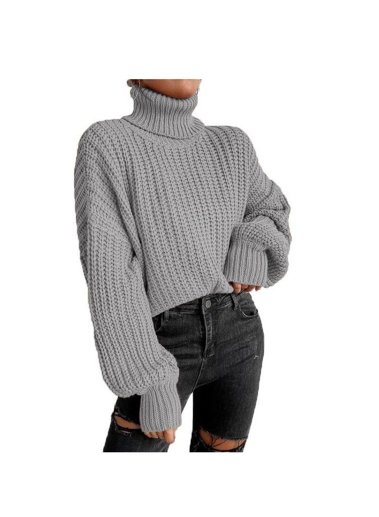 Loquat Casual Fashion Solid Color Sweater