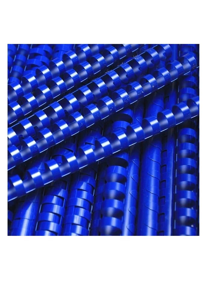 PARTNER 38MM Plastic Binding Combs Blue 50 Pieces  - Image 2