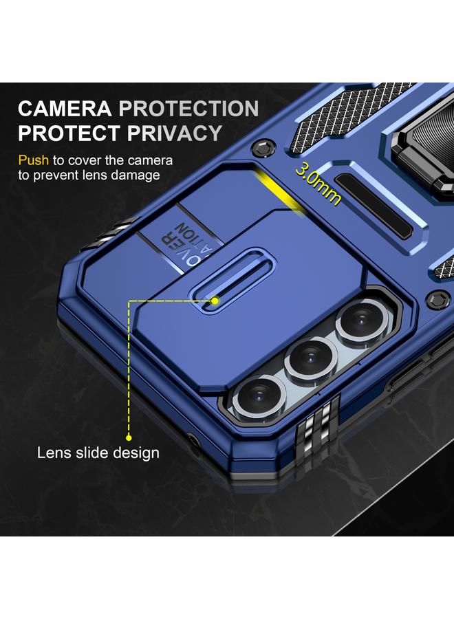 اس-توب جراب لهاتف Samsung Galaxy S23 FE 5G Armor PC + جراب هاتف TPU Camera Shield - Image 5