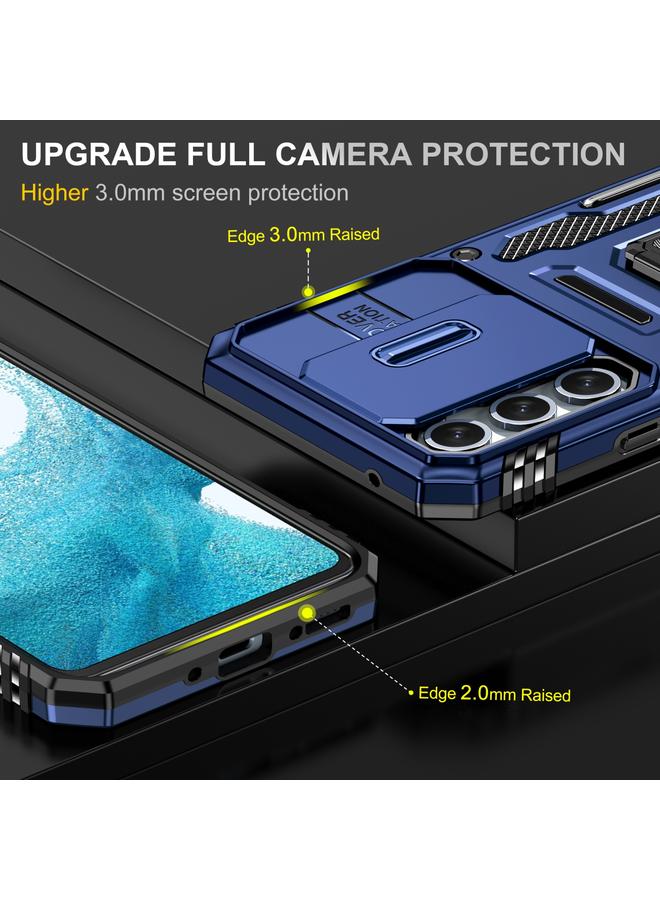 اس-توب جراب لهاتف Samsung Galaxy S23 FE 5G Armor PC + جراب هاتف TPU Camera Shield - Image 3