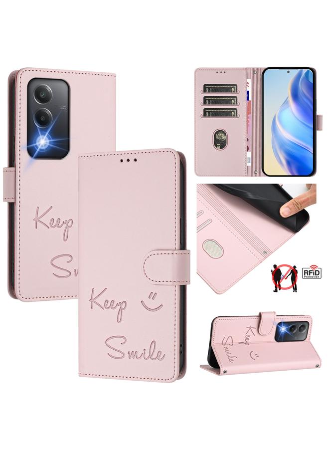 اس-توب جراب هاتف OPPO A80 5G EU من الجلد المنقوش بتقنية RFID - Image 1