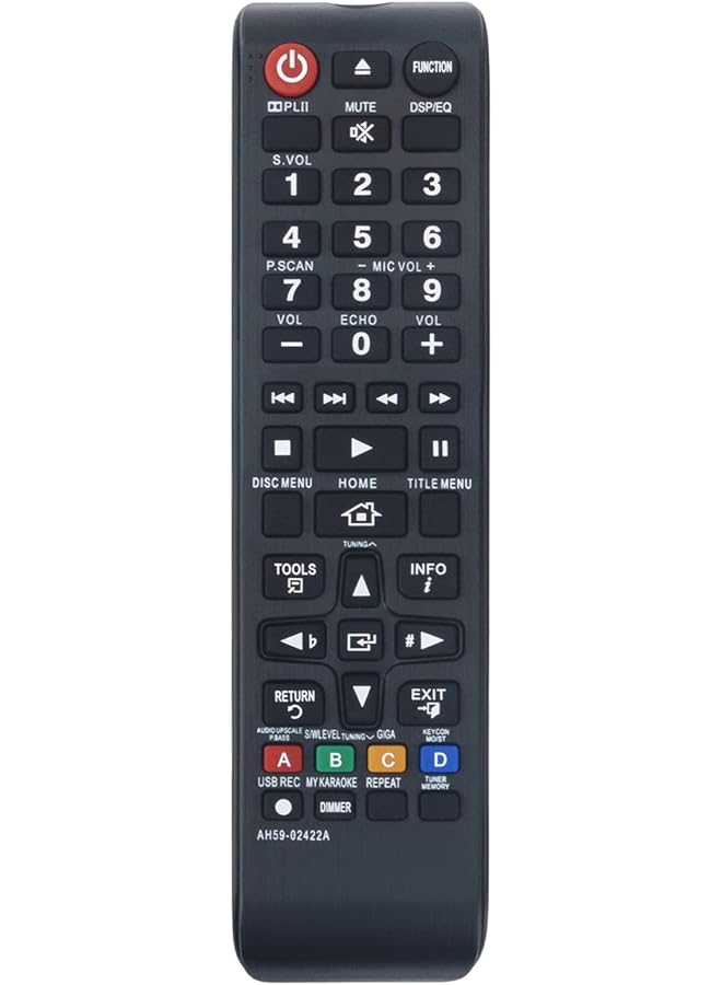The Bros جهاز تحكم عن بعد بديل AH59-02422A يناسب نظام الترفيه المنزلي من سامسونج Blu-ray HT-E3550 HT-E321ZF HT-E330K HT-E350K HT-E353K HT-E353HK HT-E355K HT-E330 HT-E330K/ZN HT-E330K/ZP HT-E330K/ZX - Image 1