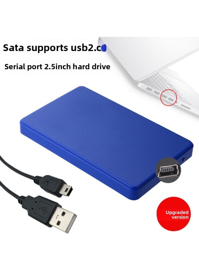 Generic - Notebook Box 2.5 "usb2.0 Mobile External SSD Solid State Mechanical Shell Haoge-Capacity:Dark Gray Usb2.0 With Storage Bag - Image 1