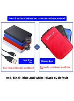 Generic Notebook Box 2.5 "usb2.0 Mobile External SSD Solid State Mechanical Shell Haoge-Capacity:Dark Gray Usb2.0 With Storage Bag  - Image 1